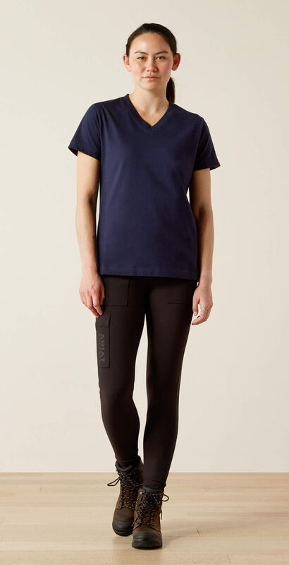 Rebar Cotton Strong Standard V-Neck T-Shirt Full